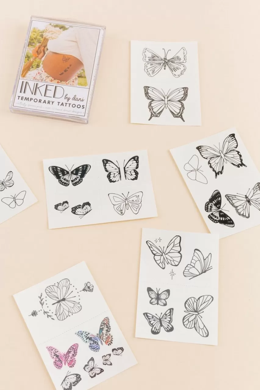 Francesca's Inked By Dani Butterfly Dreams Temporary Tattoo Pack