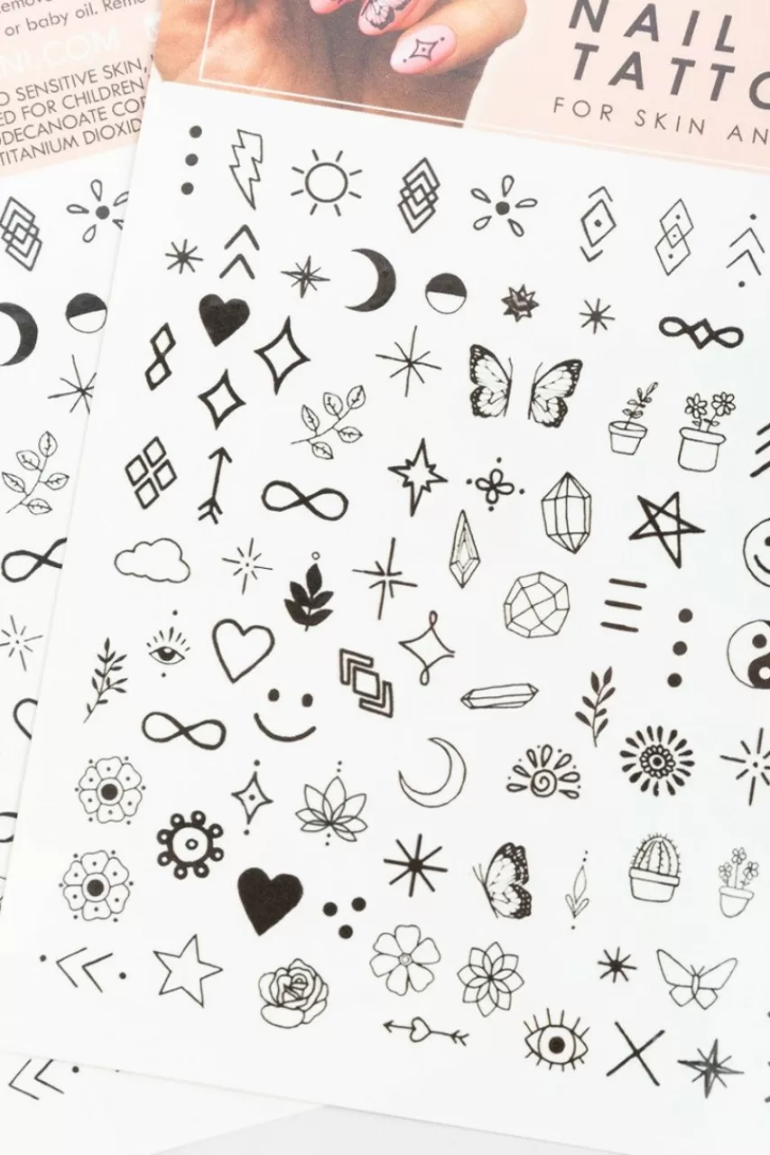 Francesca's Inked By Dani B&W Nail Art