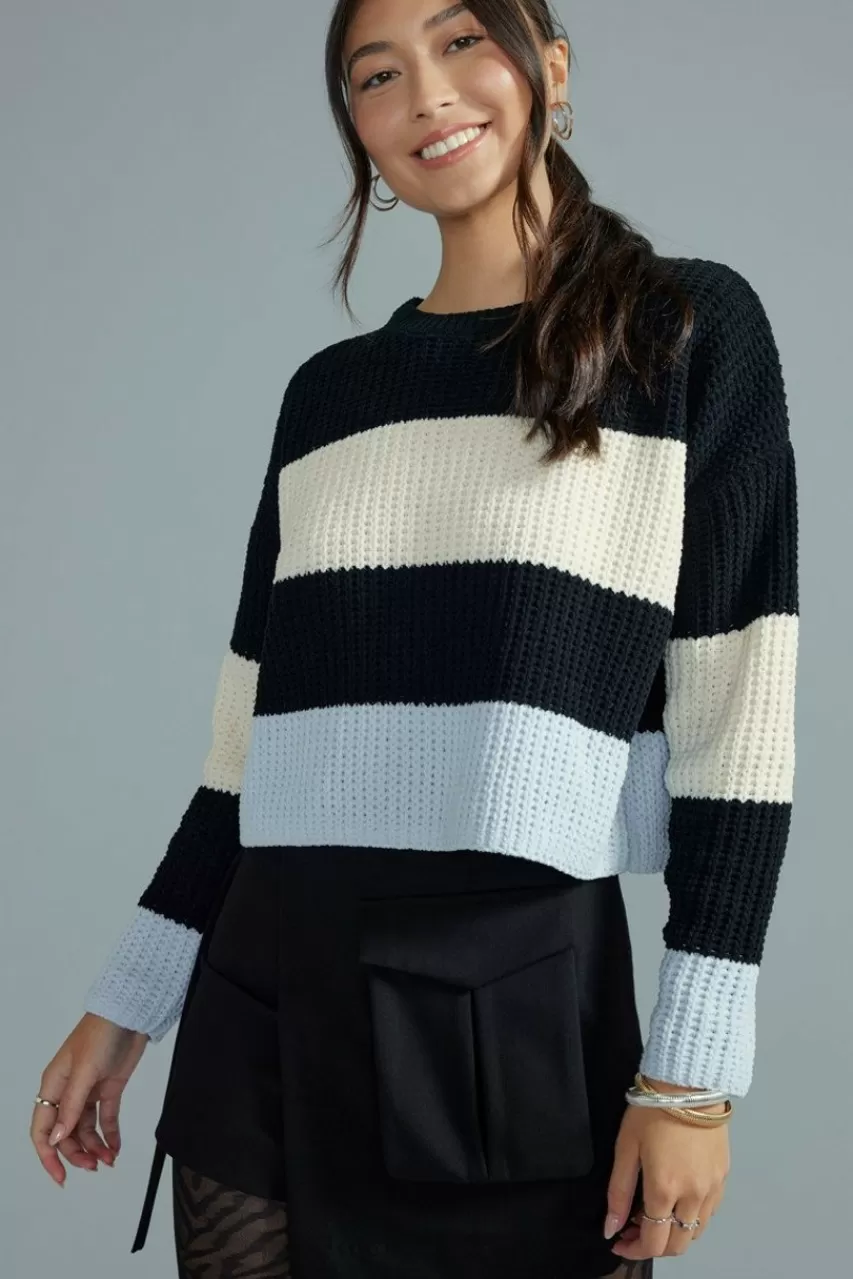 Francesca's Jane Matte Chenille Pullover Sweater