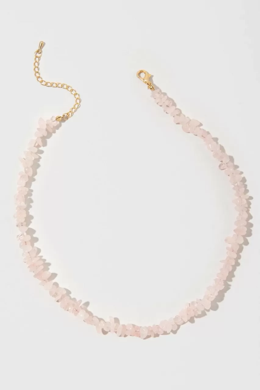 Francesca's Jean Chunky Rock Chip Necklace
