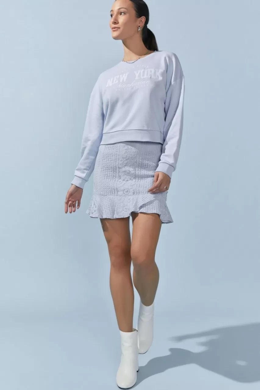 Francesca's Jenny New York Crewneck Sweatshirt