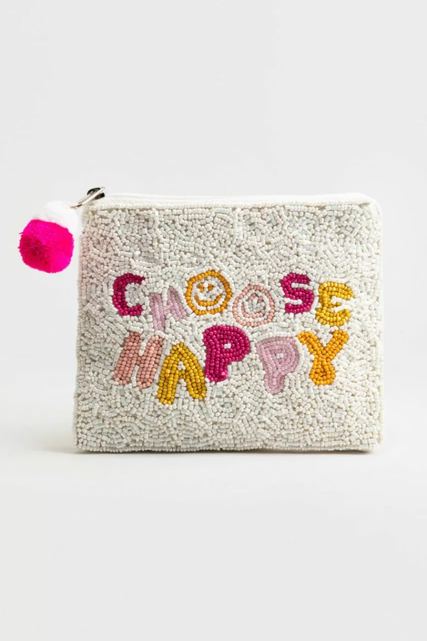 Francesca's Jessy Choose Happy Pouch