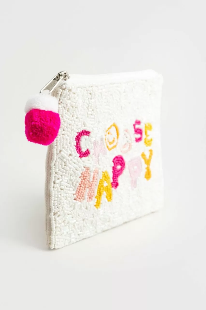 Francesca's Jessy Choose Happy Pouch
