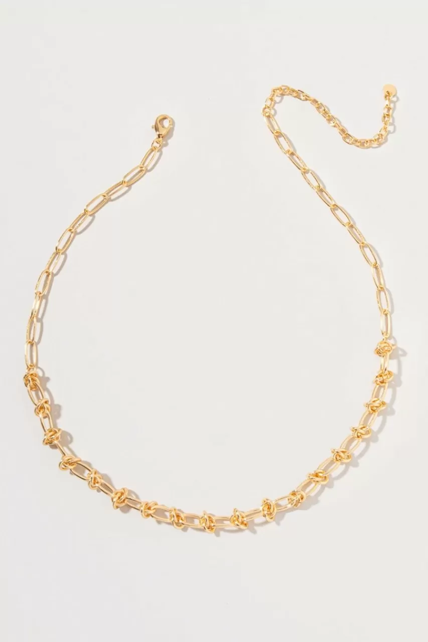 Francesca's Julissa Knotted Link Chain Necklaces