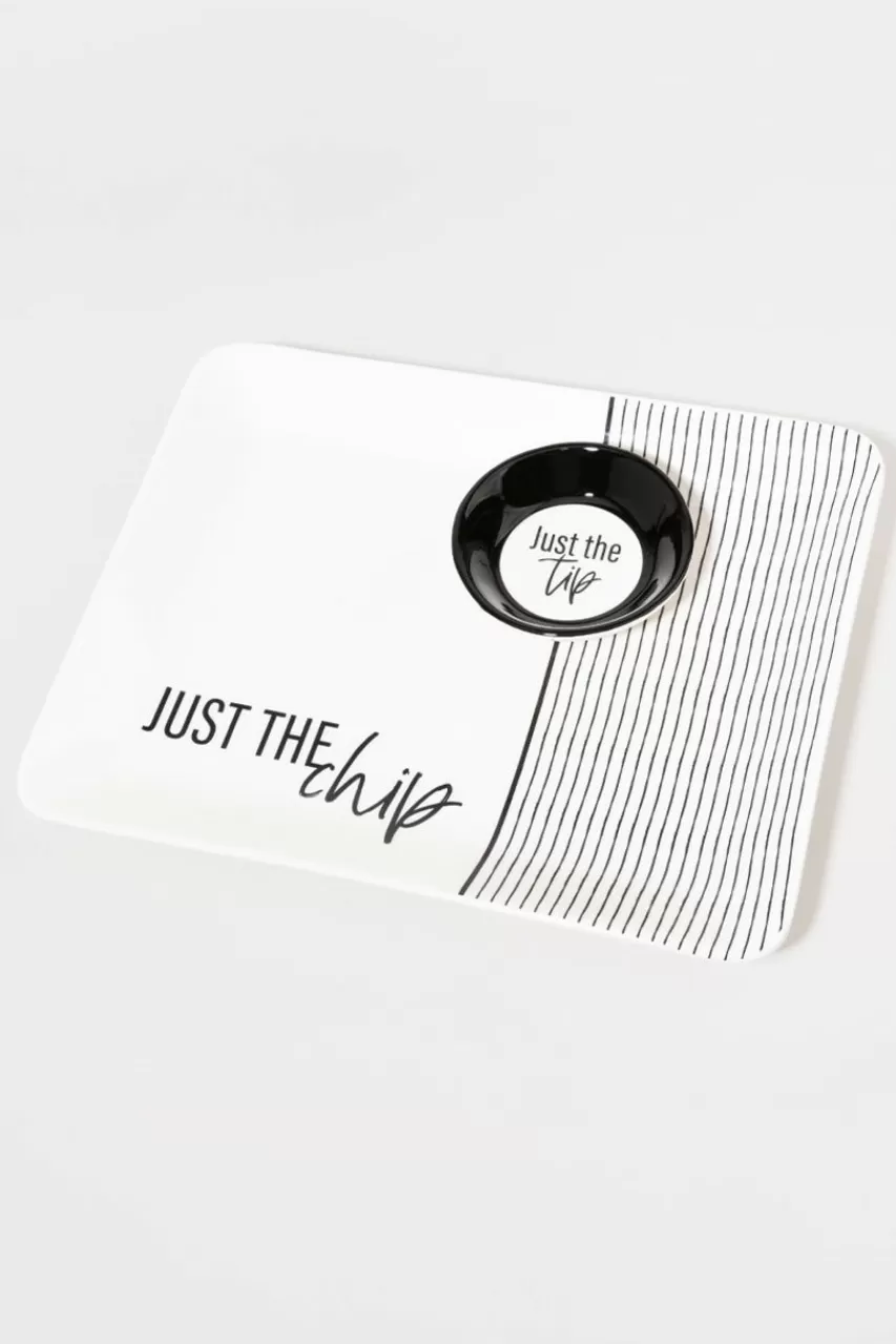 Francesca's Just The Chip Porcelain Platter