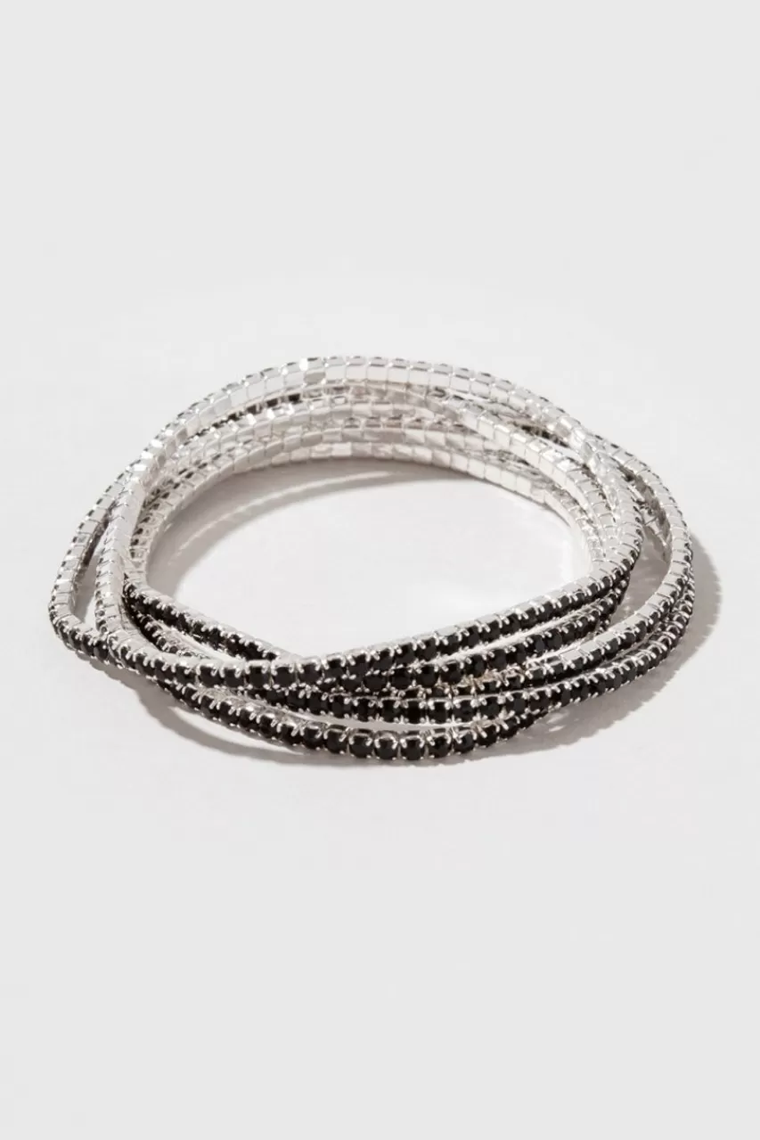 Francesca's Kaila Silver Cupchain Silver Bracelet