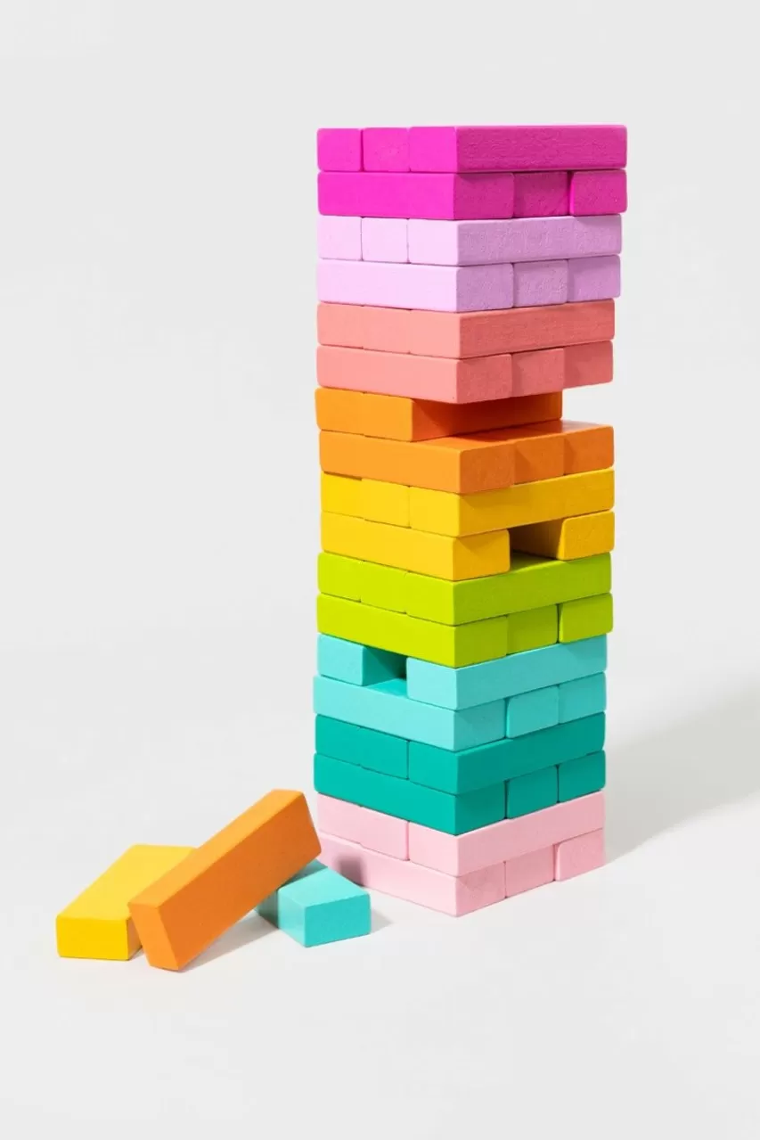 Francesca's Kailo Chic Rainbow Stacking Blocks Game