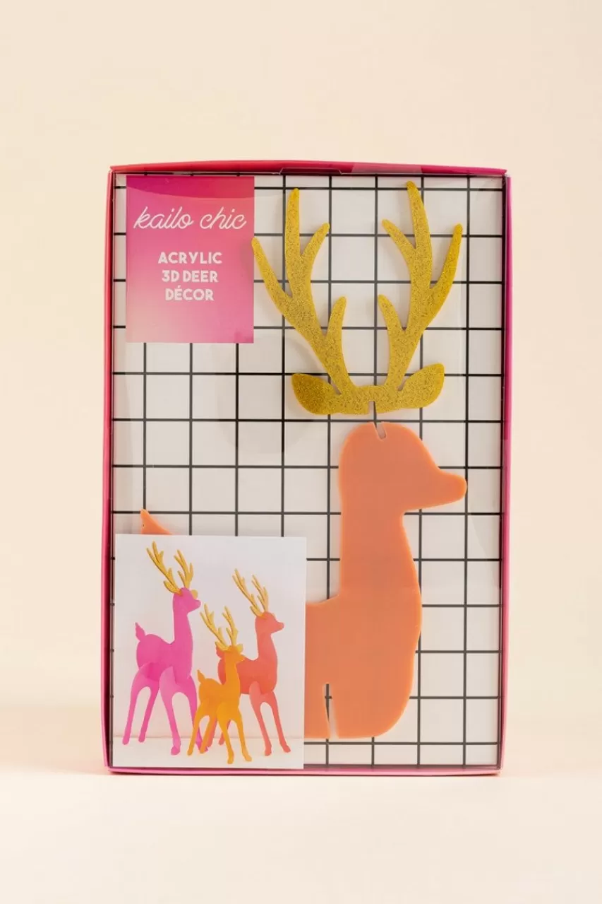 Francesca's Kalio Chic Acrylic Deer Decorations