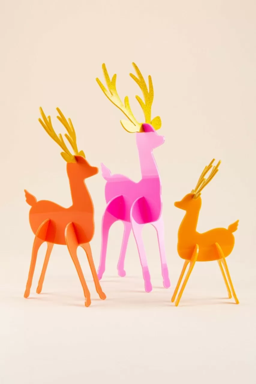 Francesca's Kalio Chic Acrylic Deer Decorations