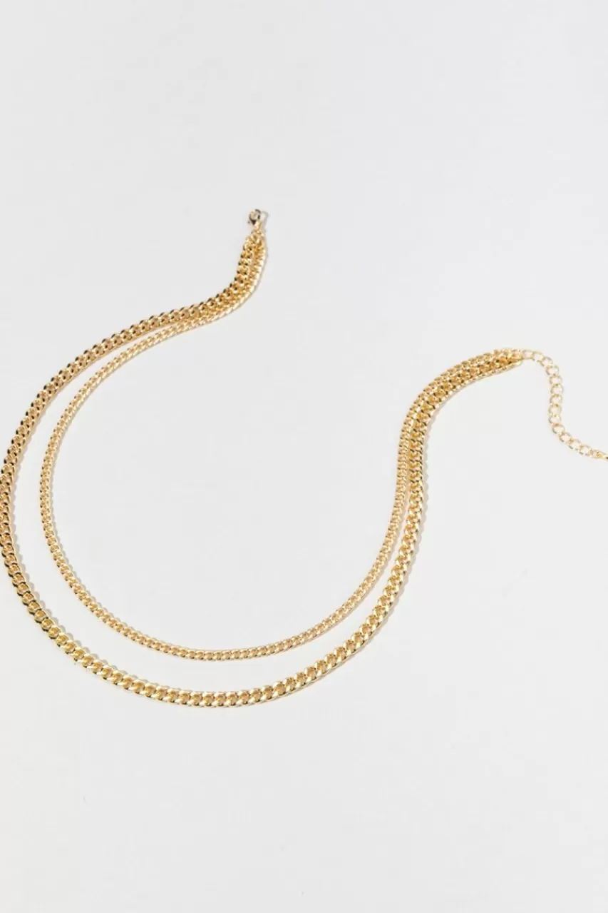 Francesca's Kassie Cuban Chain Link Necklace