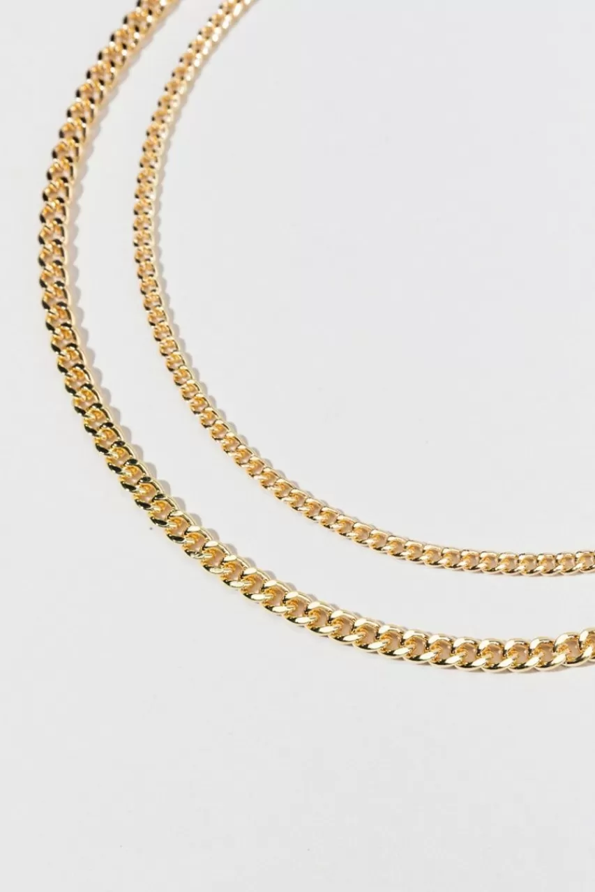 Francesca's Kassie Cuban Chain Link Necklace