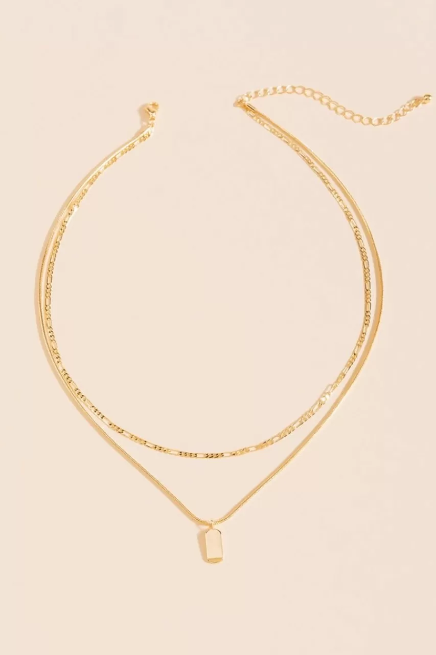 Francesca's Kate Snake Chain Layered Necklace