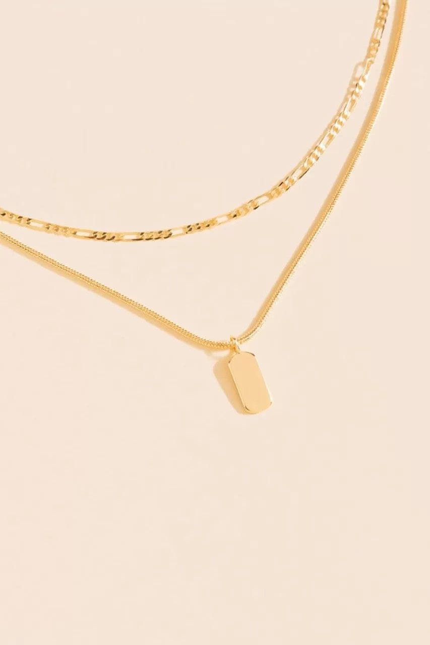 Francesca's Kate Snake Chain Layered Necklace