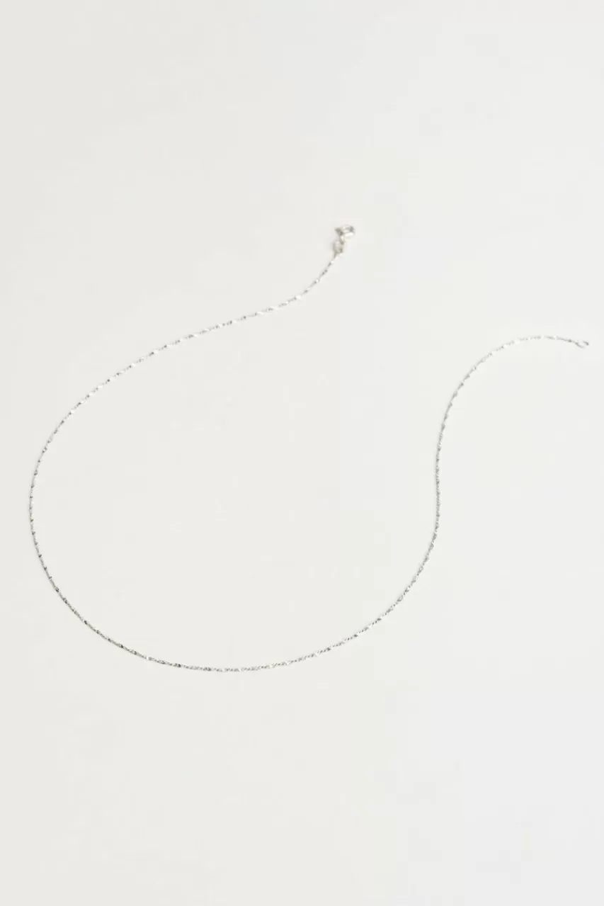 Francesca's Kimberly Sterling Chain Necklace