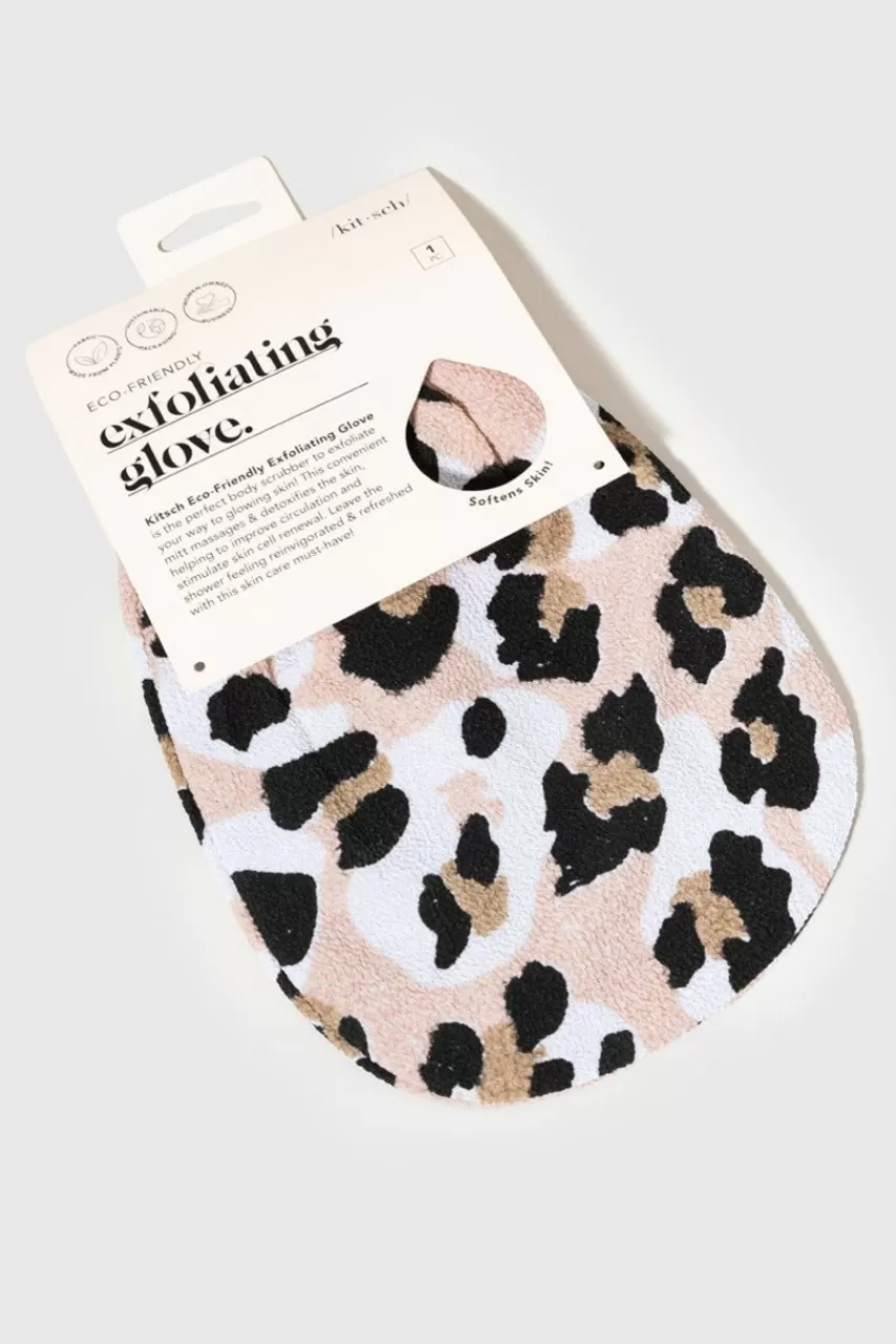 Francesca's Kitsch Leopard Exfoliating Glove