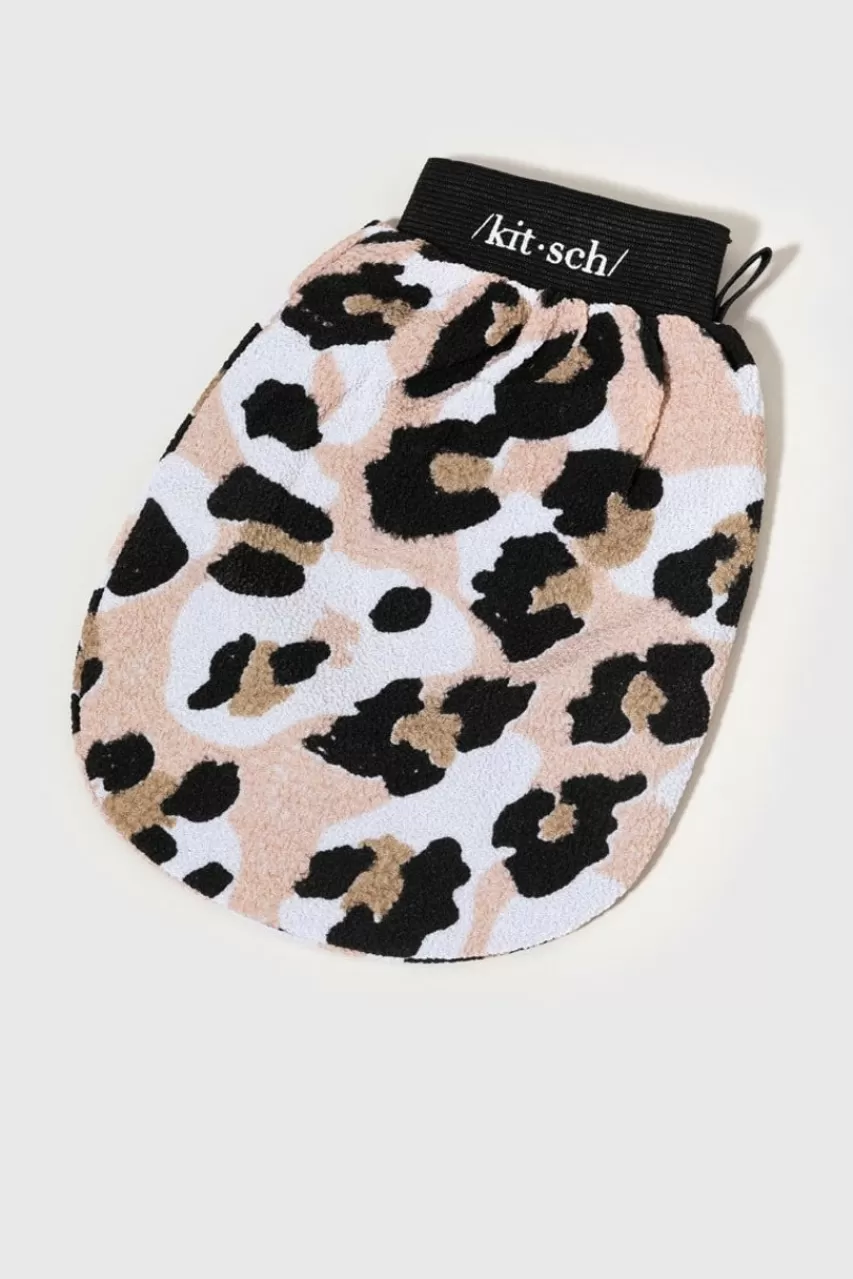 Francesca's Kitsch Leopard Exfoliating Glove
