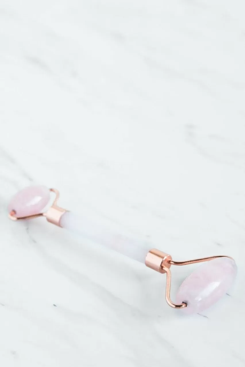 Francesca's Kitsch Rose Quartz Facial Roller