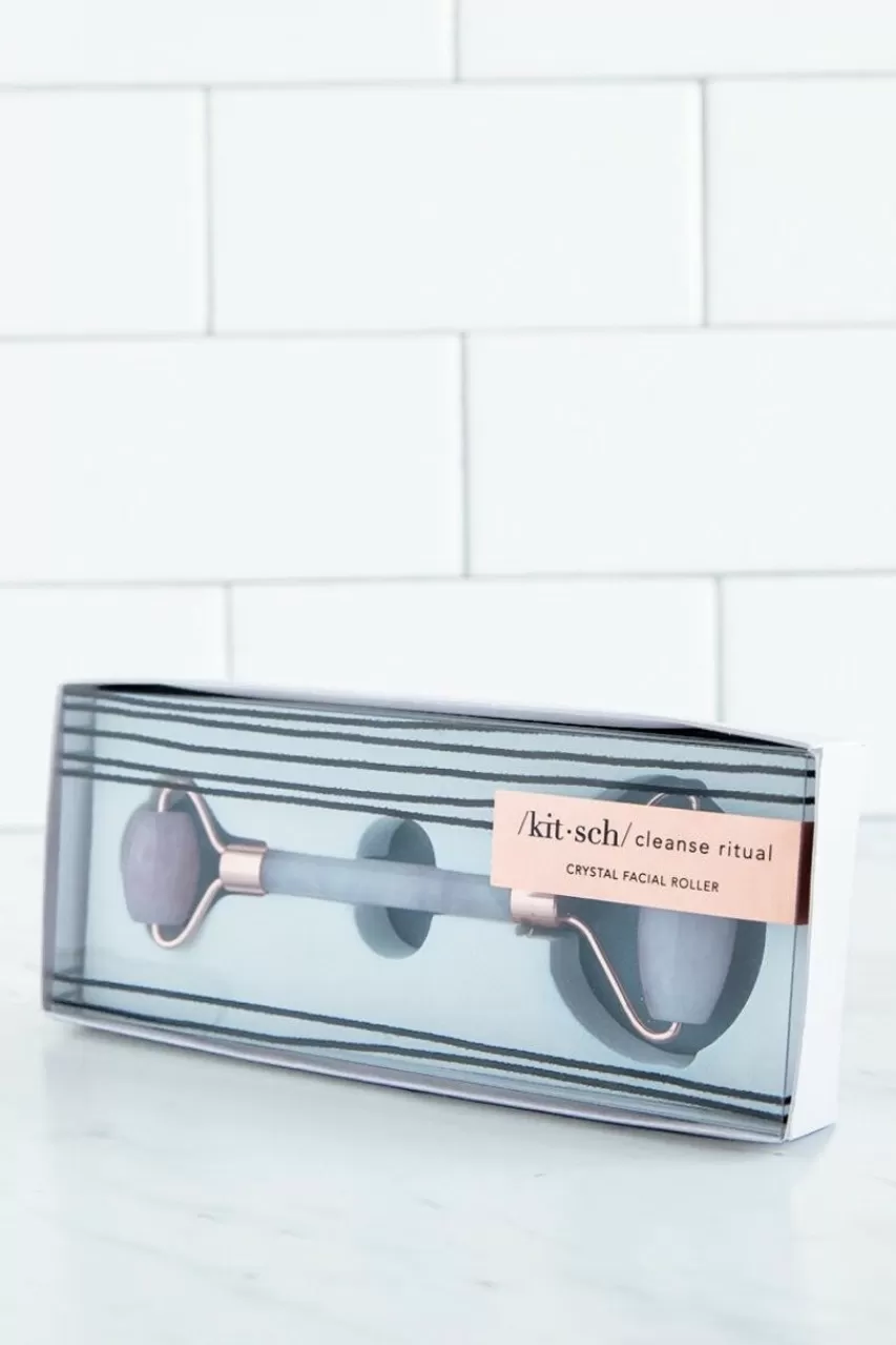 Francesca's Kitsch Rose Quartz Facial Roller