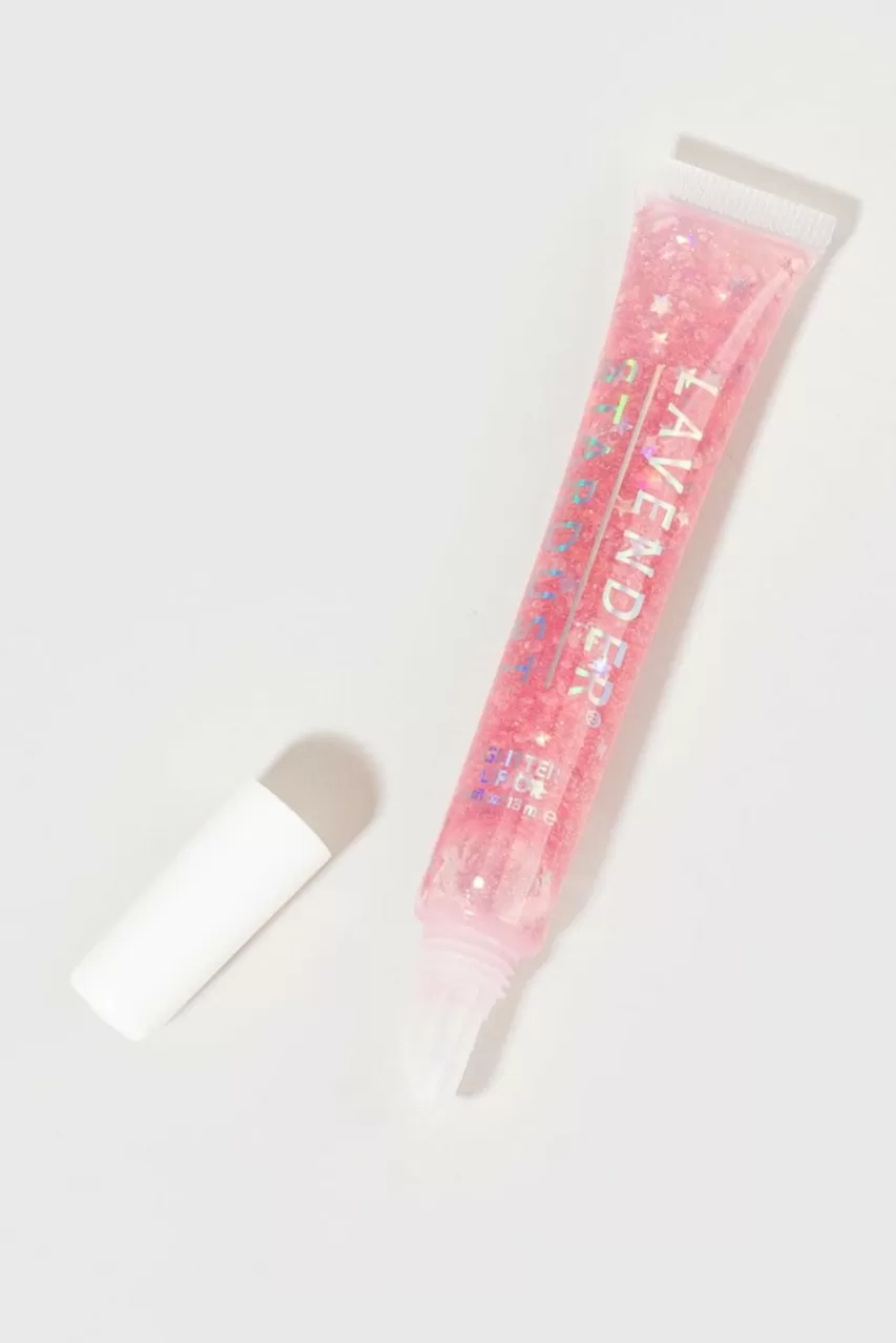 Francesca's Lavender Stardust Glitter Lip Oil Cosmic Crush