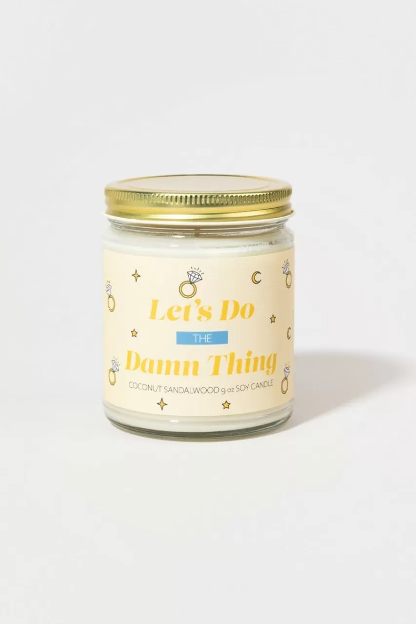 Francesca's Let'S Do The Damn Thing Jar Candle 9Oz