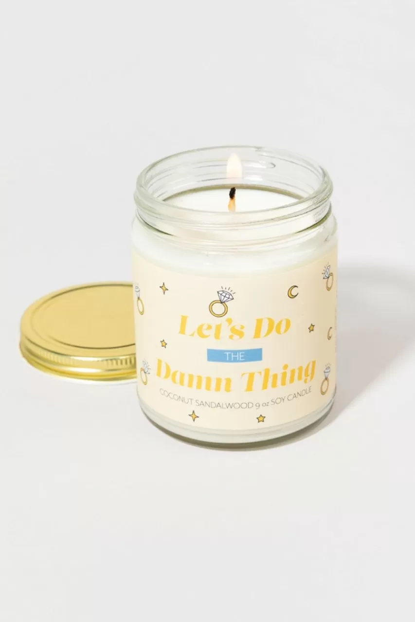 Francesca's Let'S Do The Damn Thing Jar Candle 9Oz