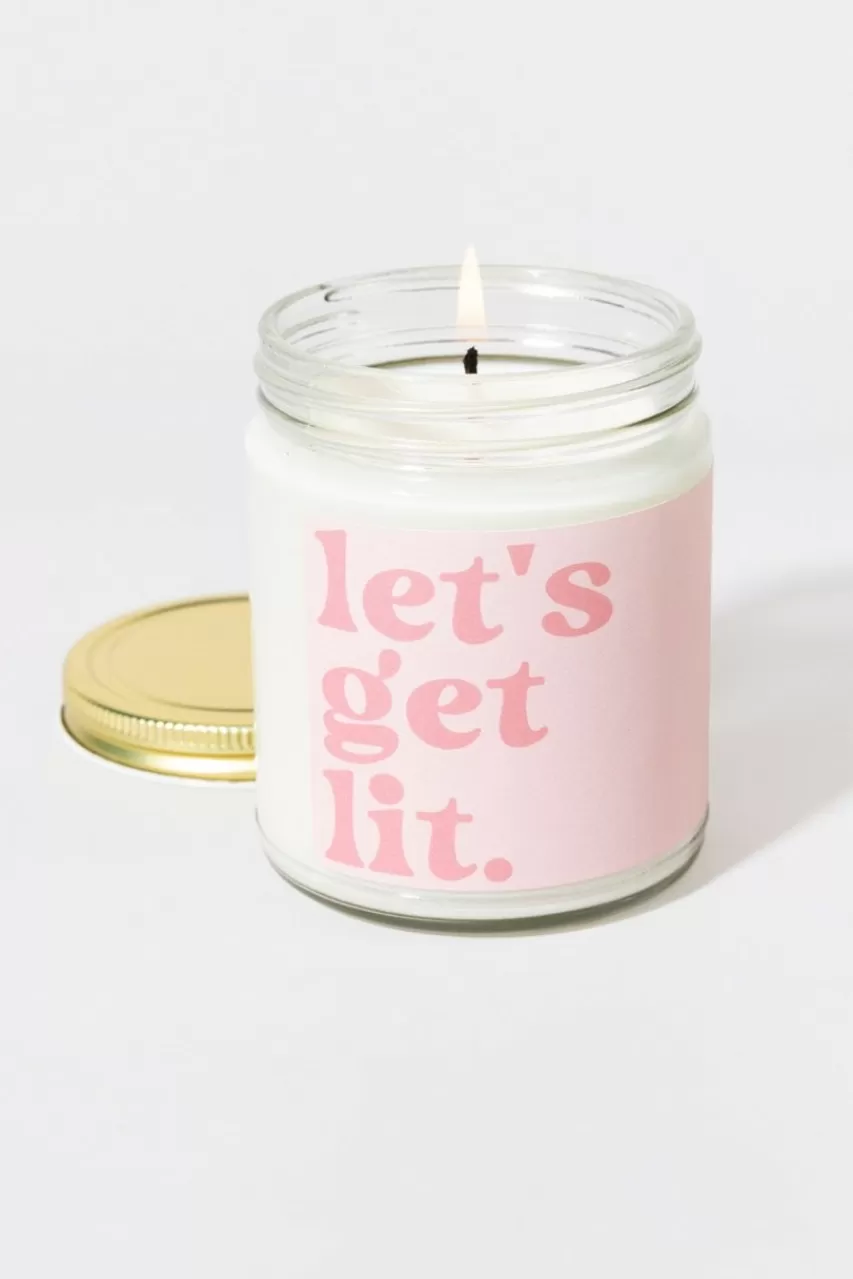 Francesca's Lets Get Lit Candle Jar