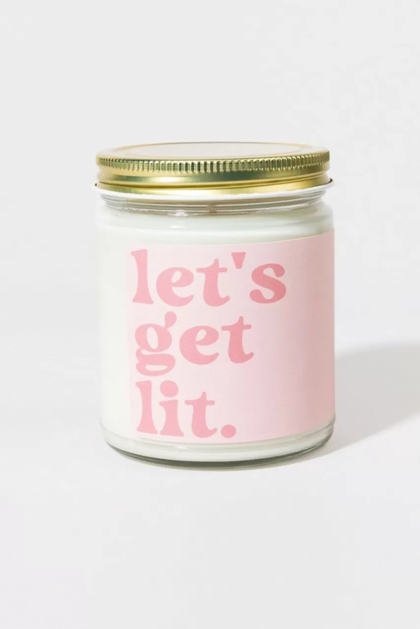 Francesca's Lets Get Lit Candle Jar
