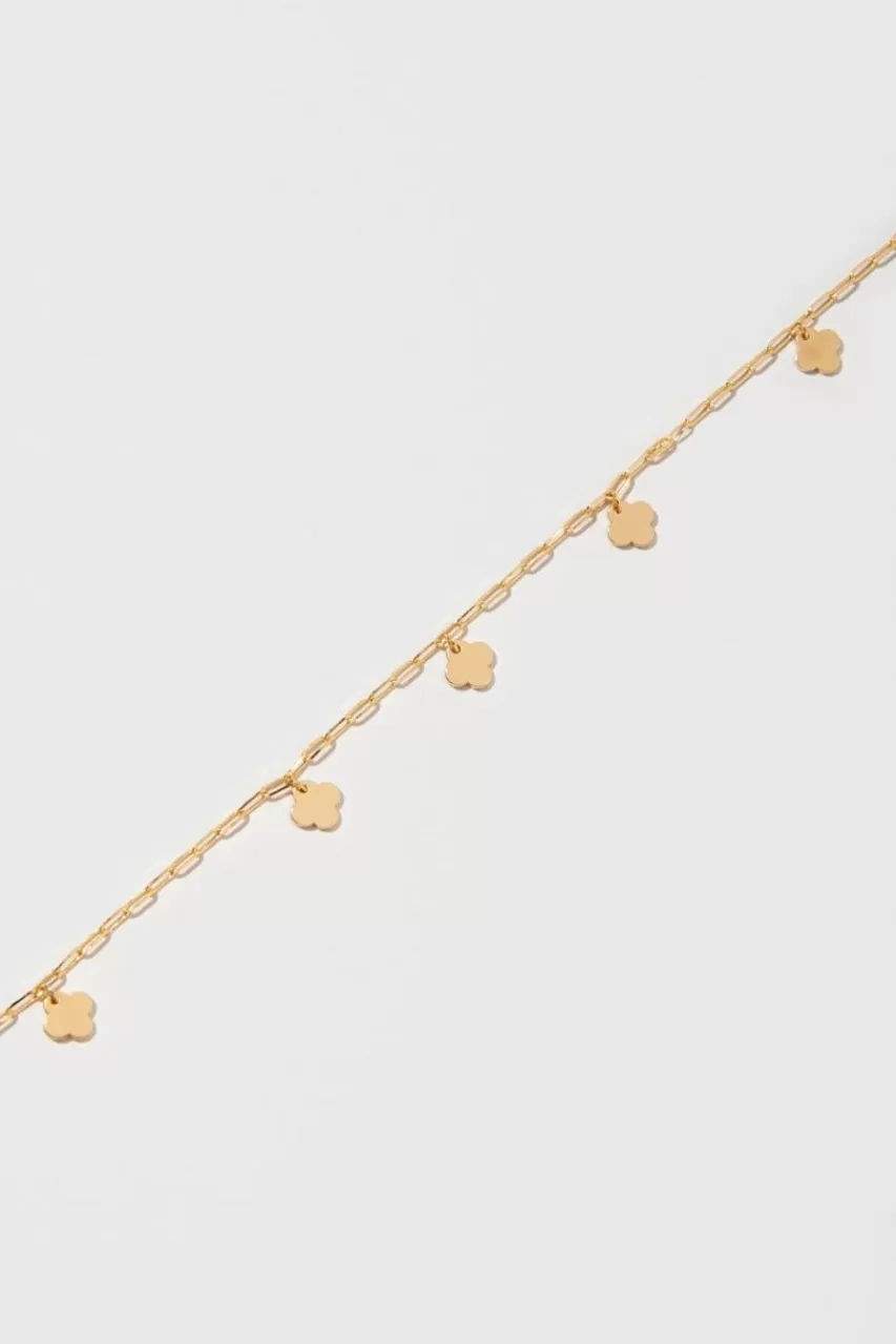Francesca's Lilian Shaky Clovers Anklet