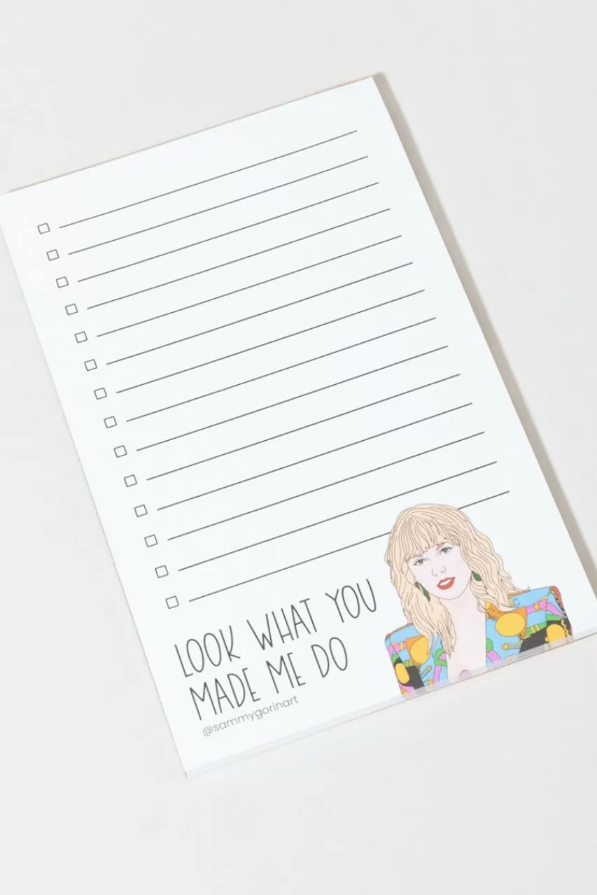 Francesca's Look What You Made Me To- Do Notepad