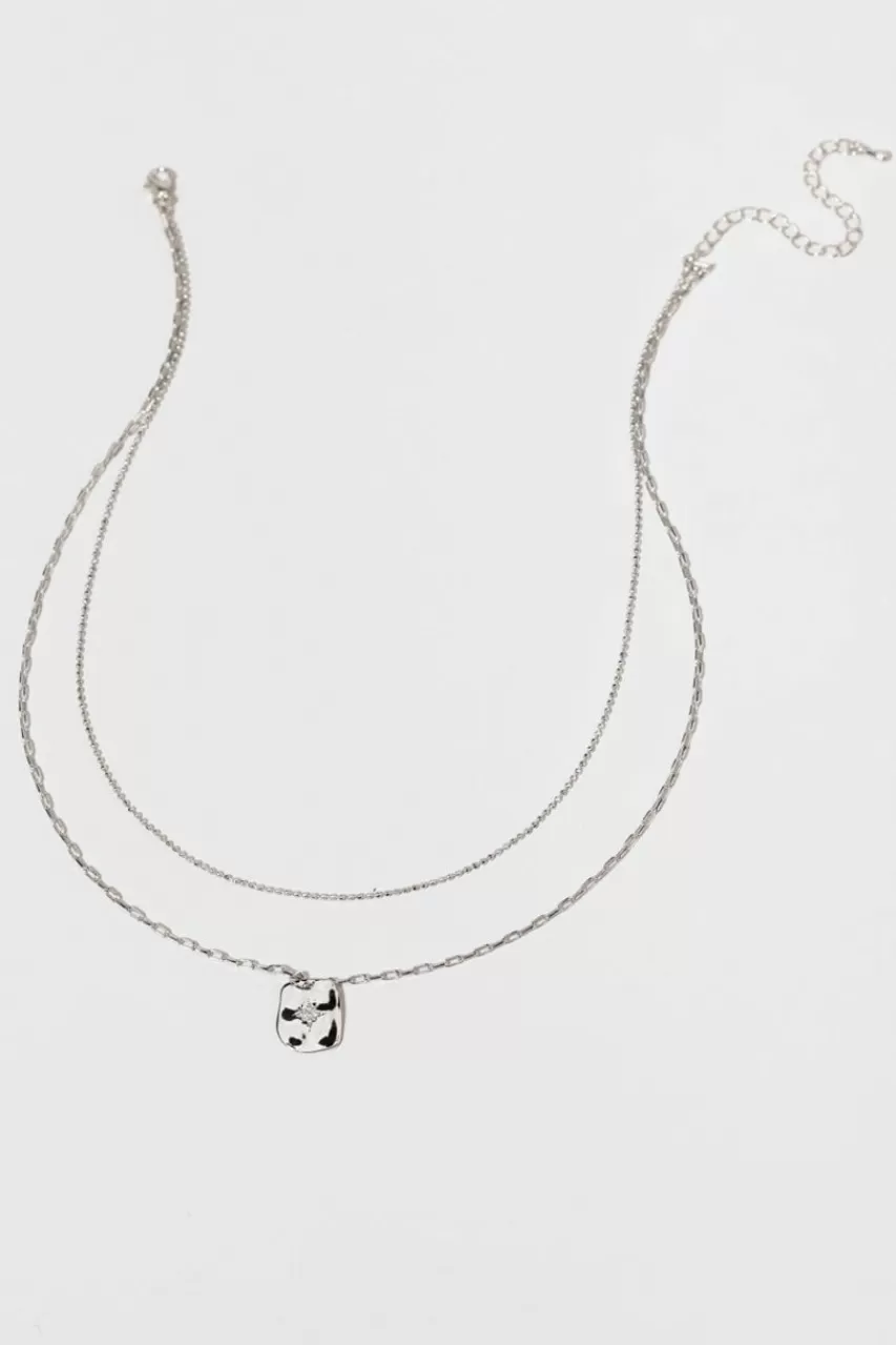 Francesca's Loreen Coin Starburst Necklace