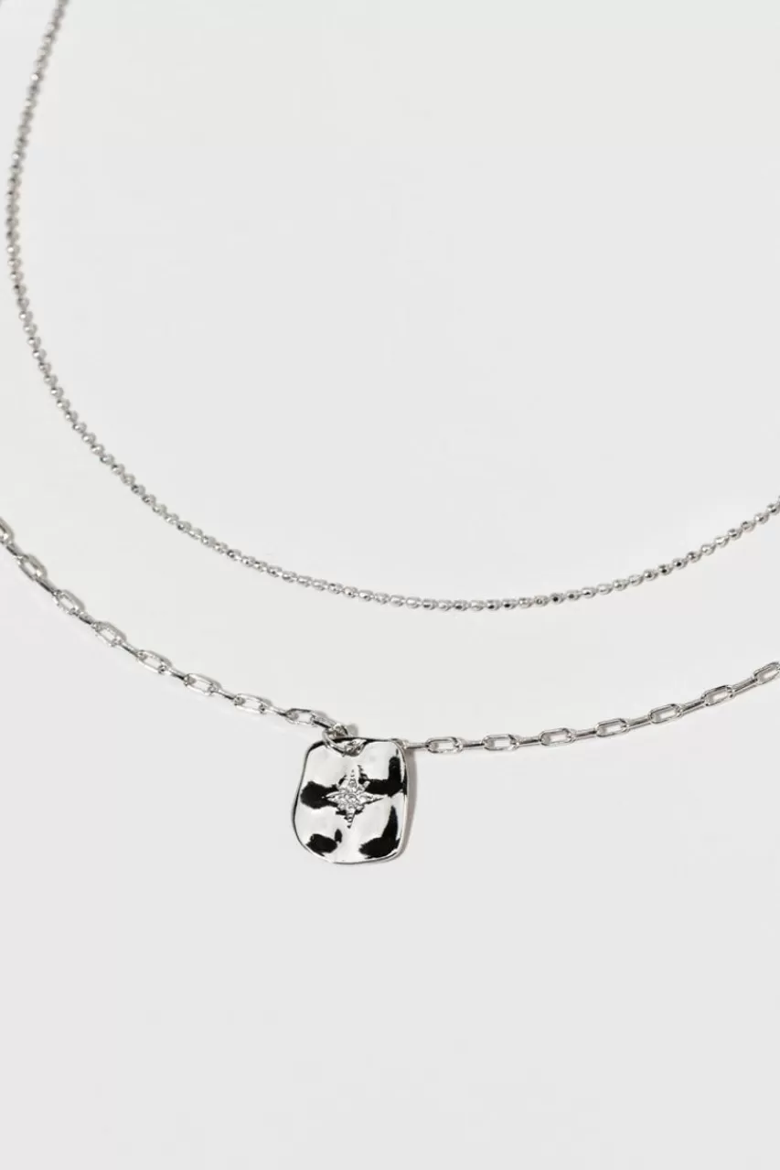 Francesca's Loreen Coin Starburst Necklace