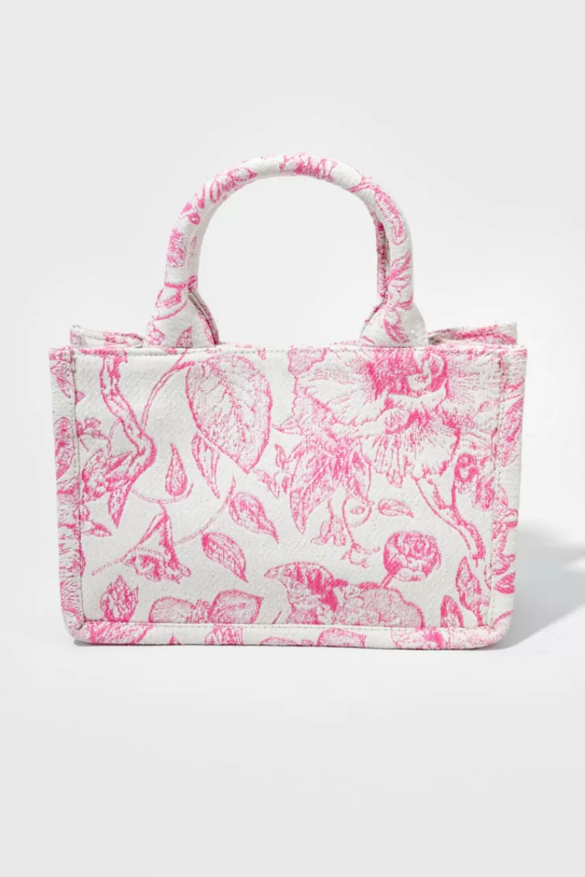 Francesca's Luna Mini Floral Tote Bag