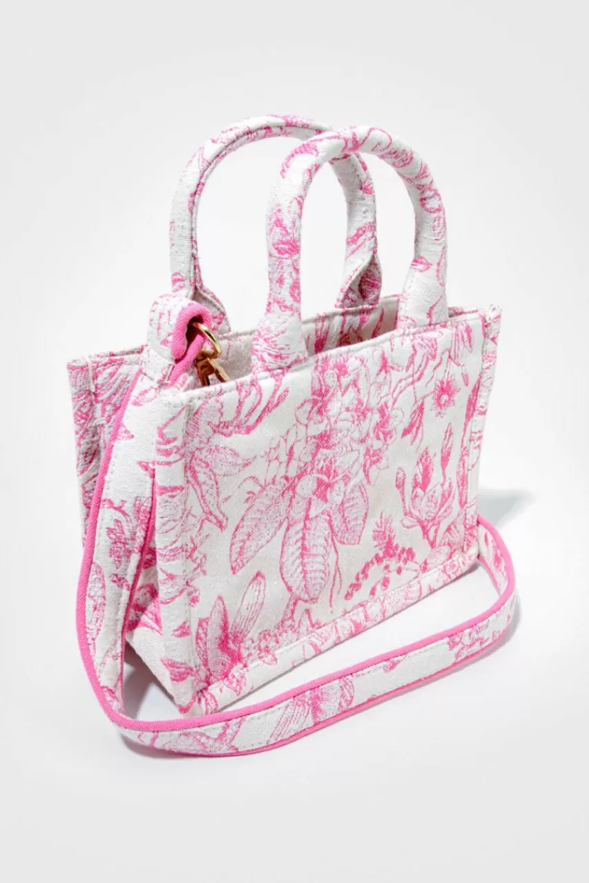 Francesca's Luna Mini Floral Tote Bag