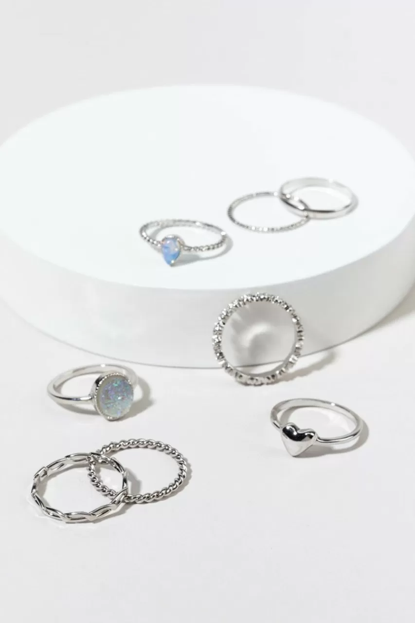 Francesca's Luvenia Multiple Rings Set