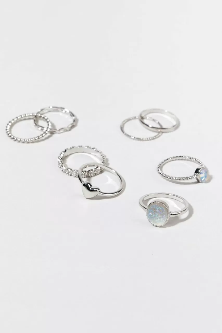 Francesca's Luvenia Multiple Rings Set