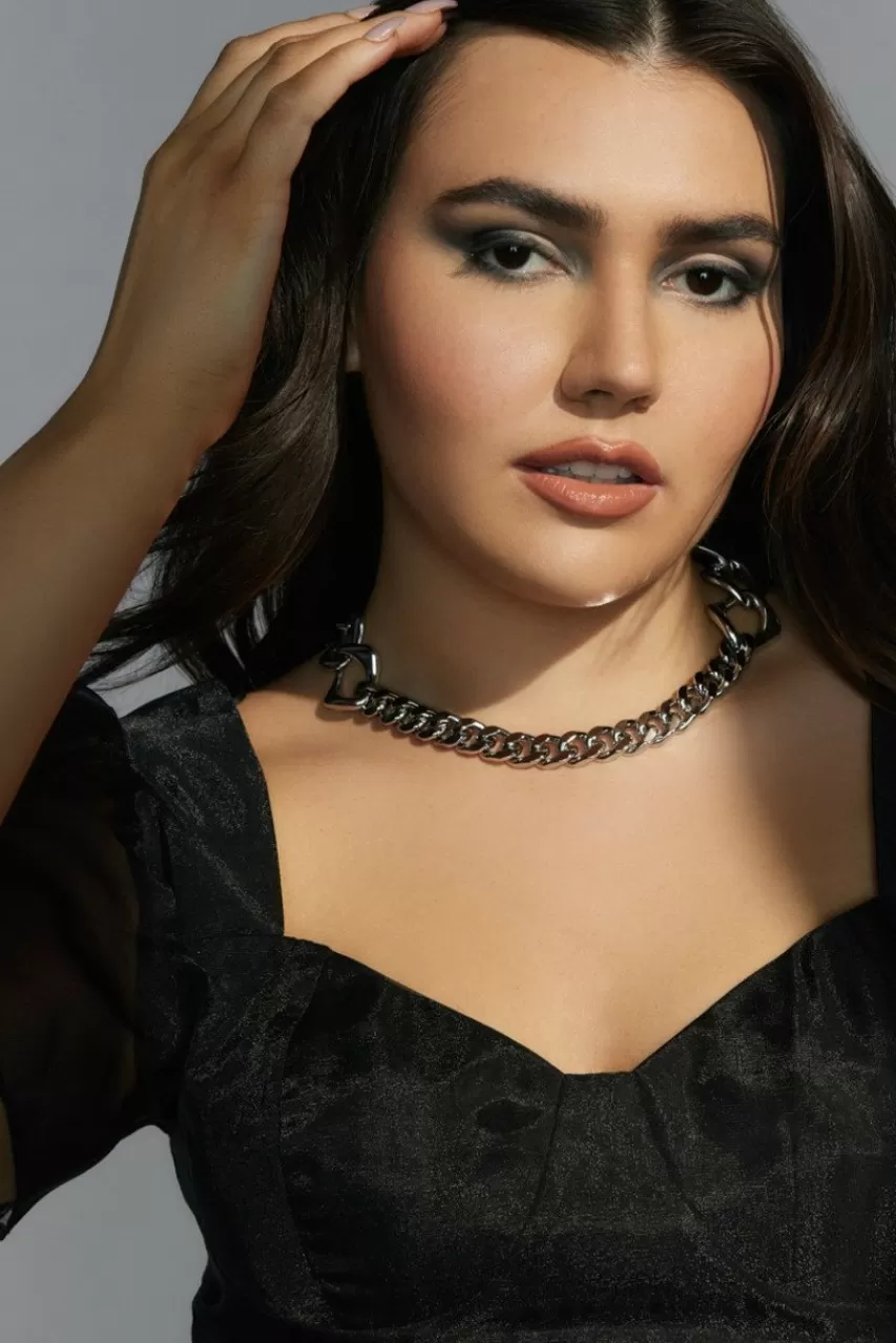 Francesca's Luxe Chunky Chain Link Necklace
