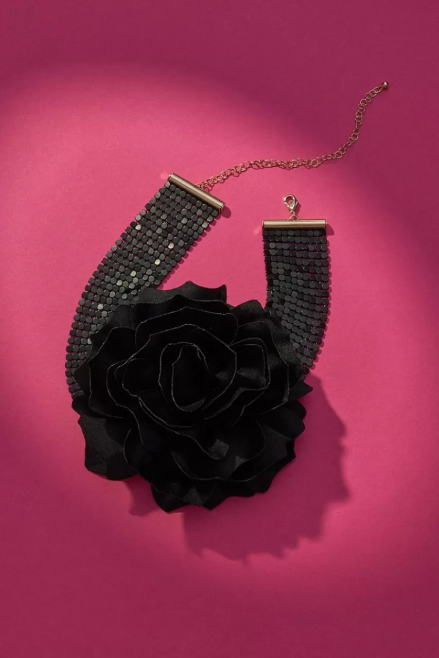 Francesca's Luxe Cz Rosette Choker