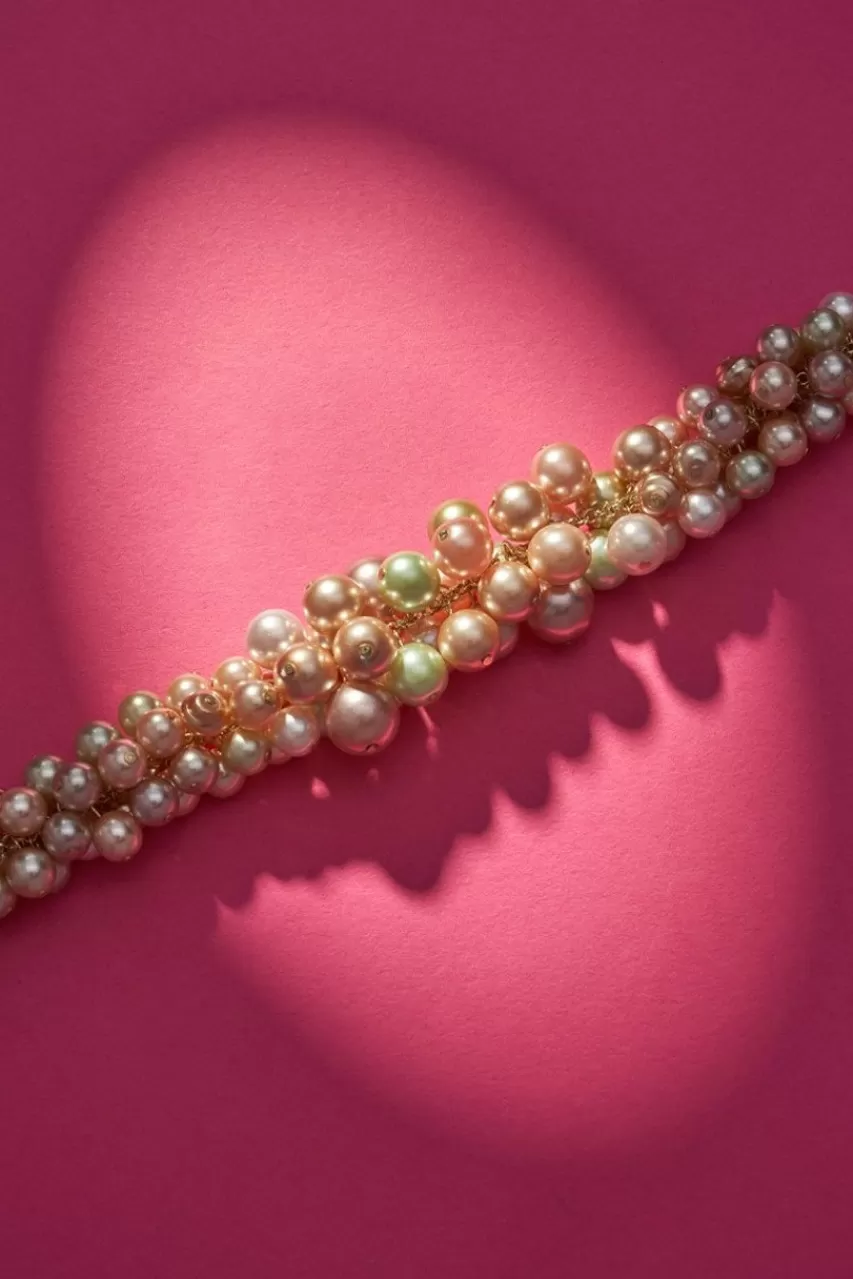 Francesca's Luxe Pearl Cluster Necklace
