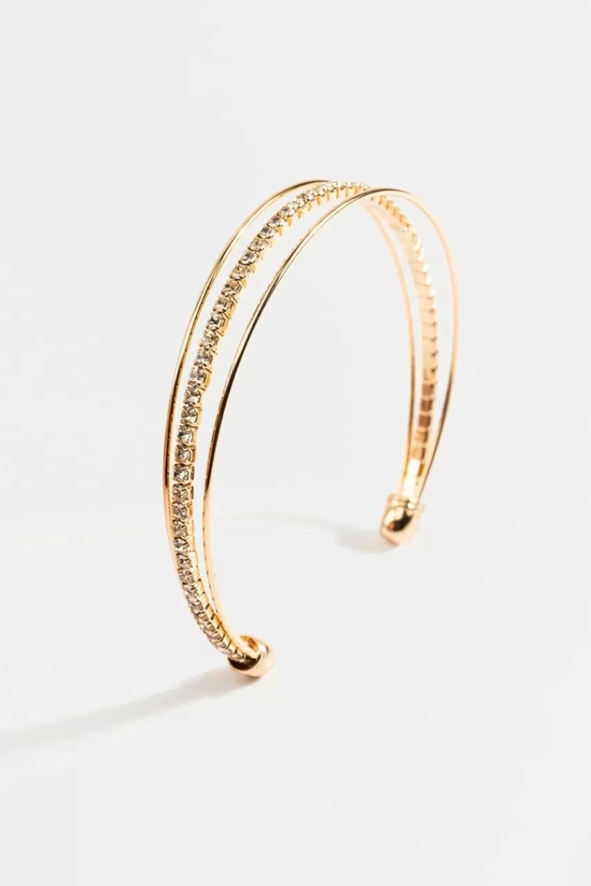 Francesca's Lysette 3 Row Cupchain Cuff