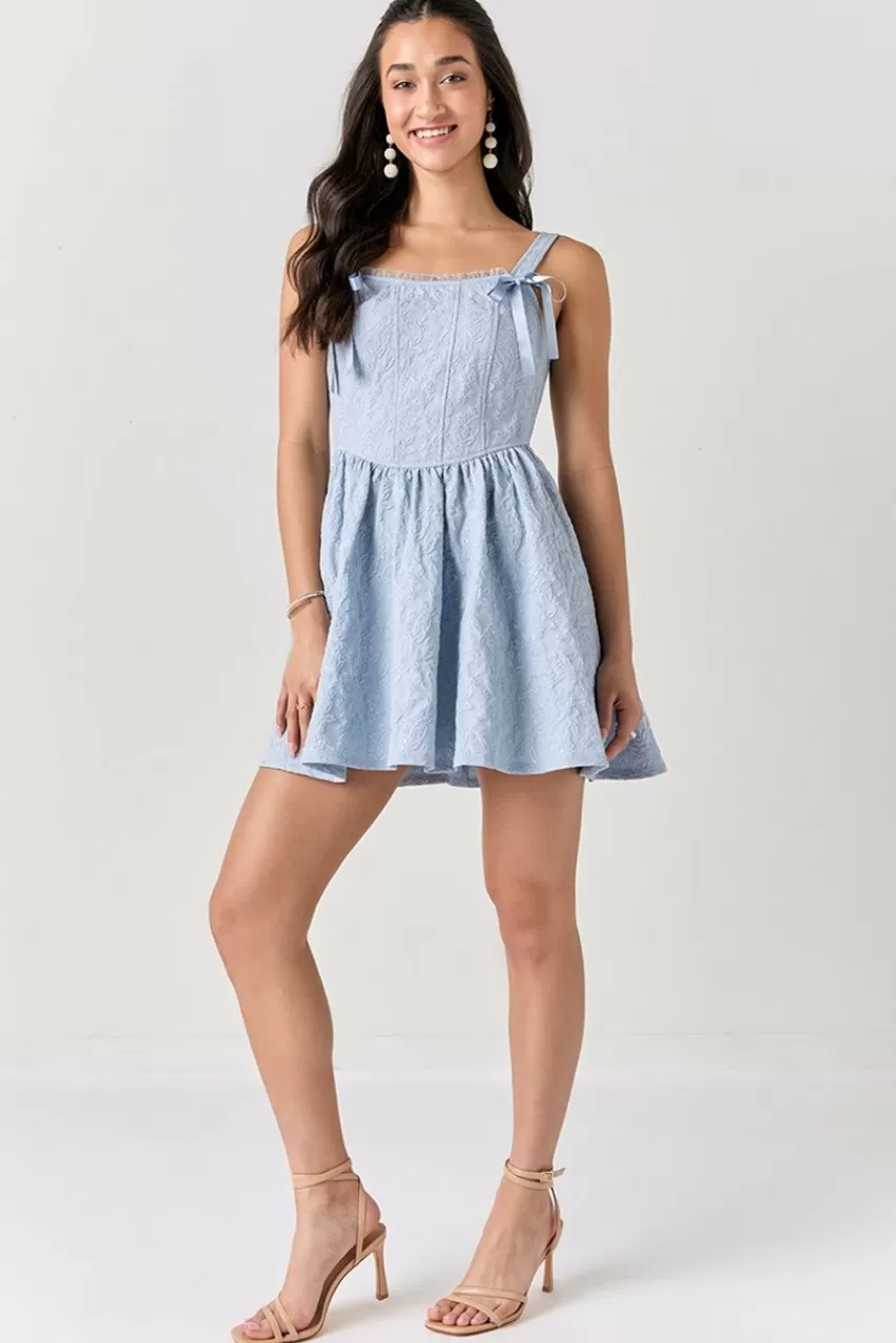 Francesca's Madalyn Jacquared Dress