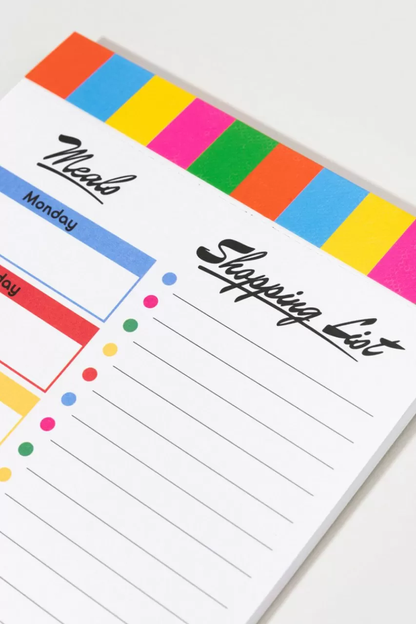 Francesca's Magnetic Shopping List Colorblock