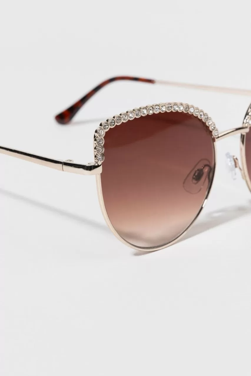 Francesca's Marge Cat Wings Sunglasses