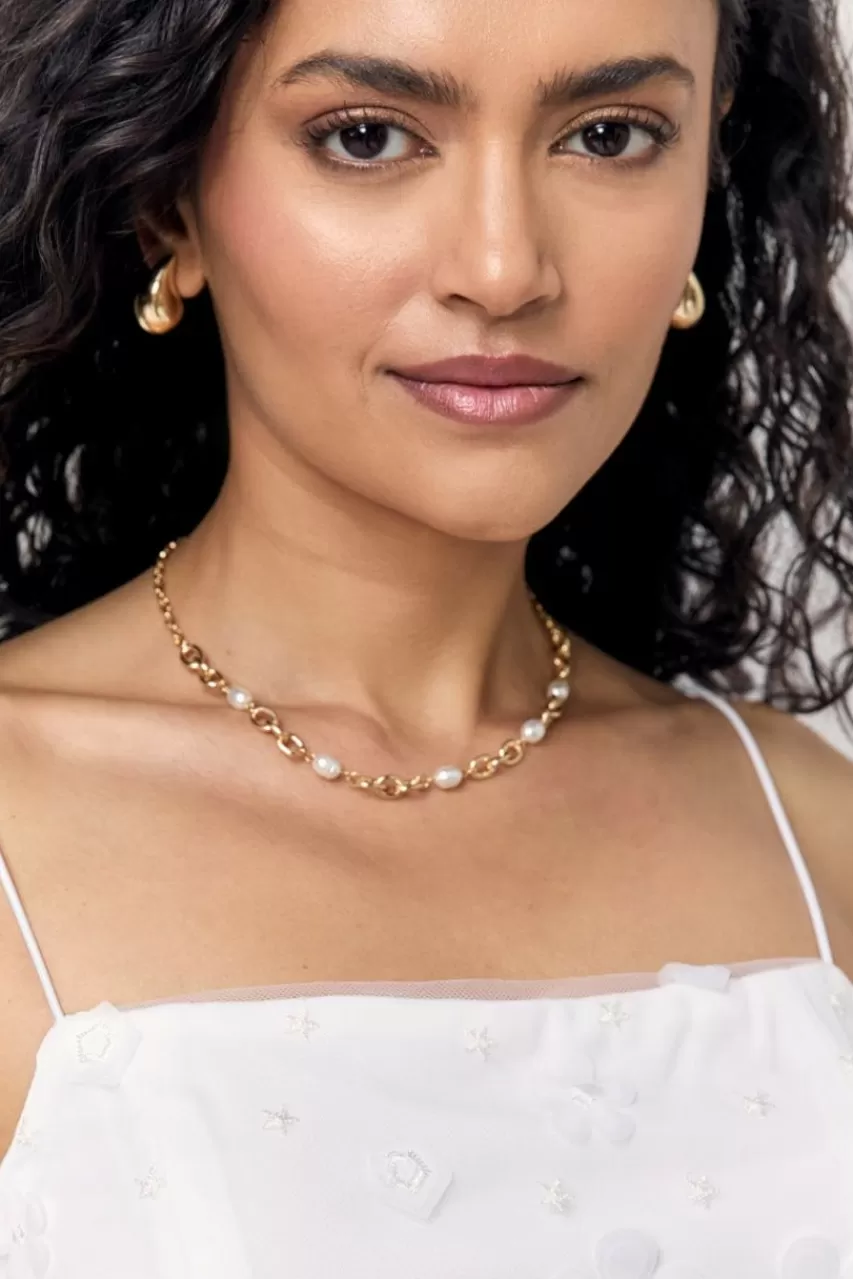 Francesca's Margret Mix Link Necklace