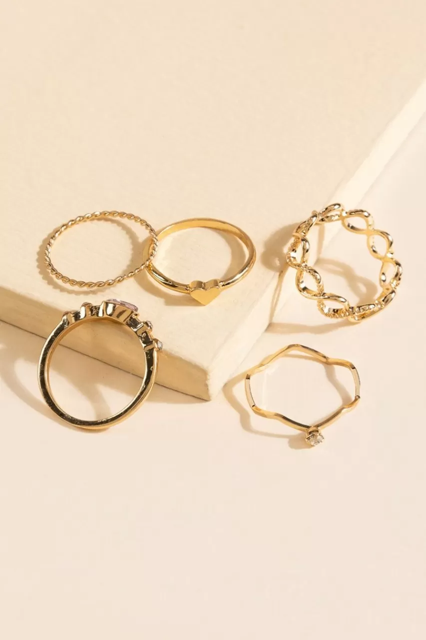 Francesca's Marlon Cz Ring Set