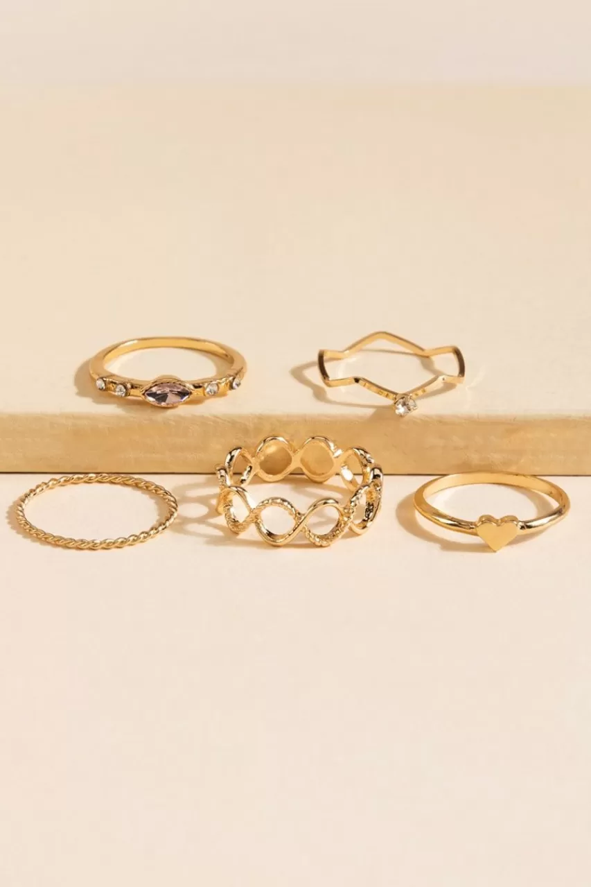 Francesca's Marlon Cz Ring Set