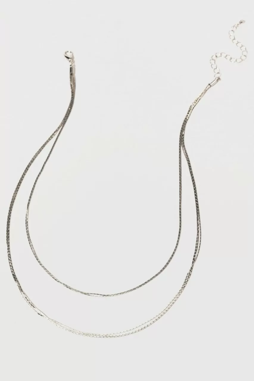 Francesca's Martha Multi Row Necklace