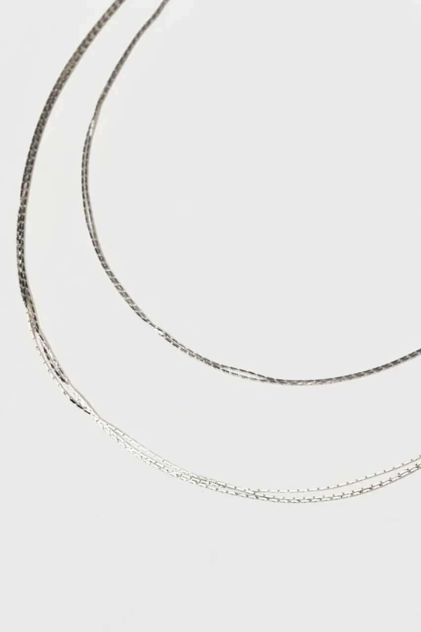 Francesca's Martha Multi Row Necklace