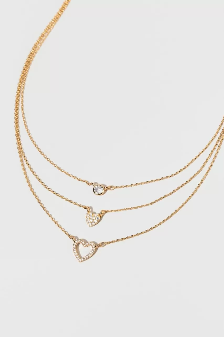 Francesca's Marylou Heart Pendant Necklace