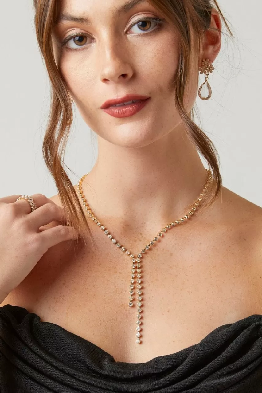 Francesca's Meghan Cup Chain Y Necklace