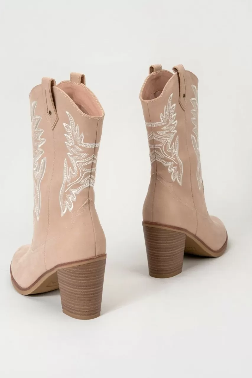 Francesca's Mia Cade Embroidered Western Boots